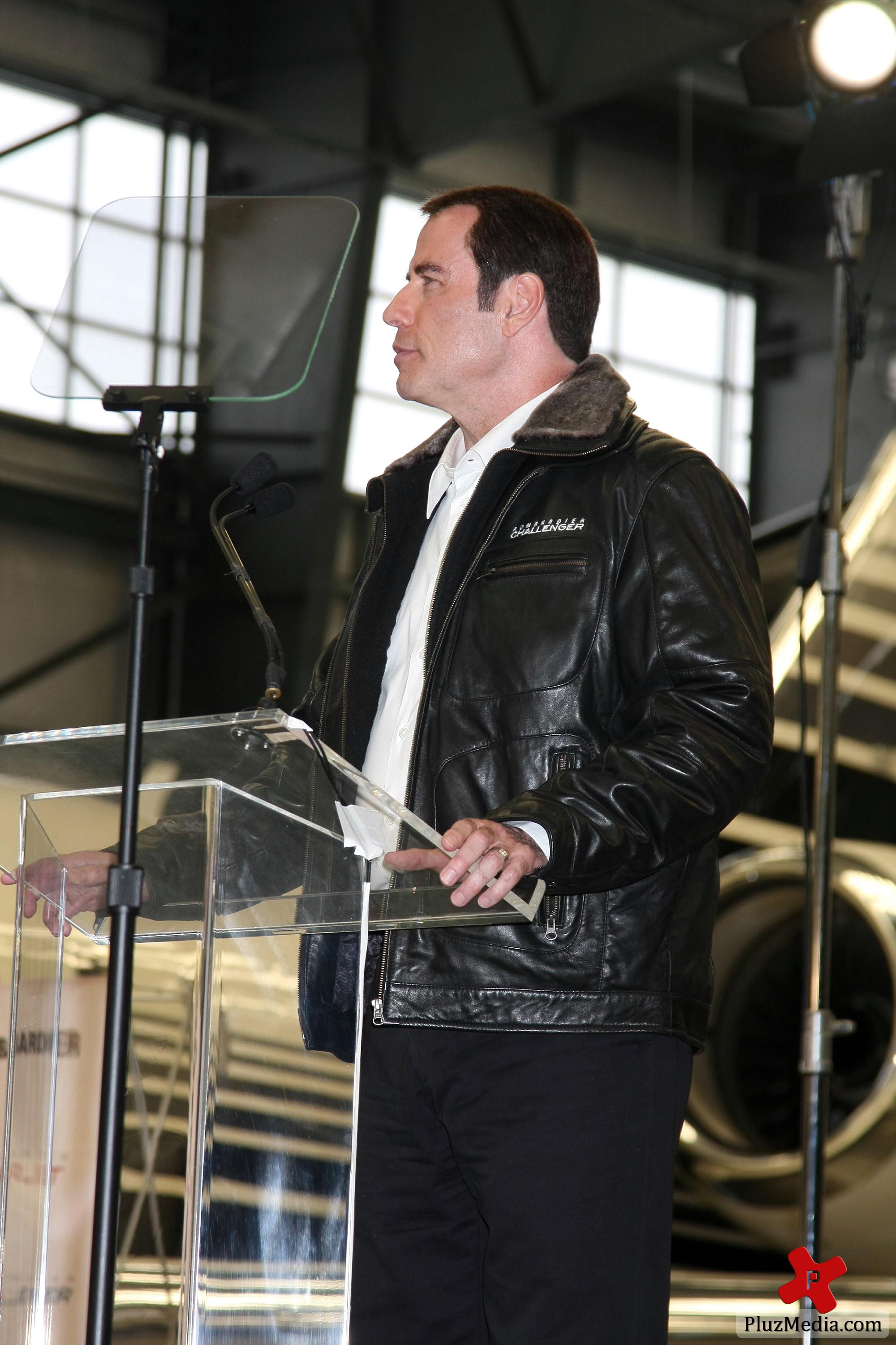 John Travolta at the Bombardier Aircraft Event | Picture 83144